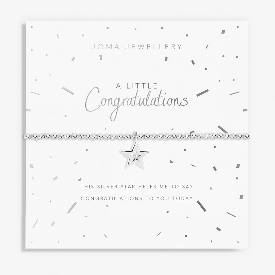Joma Jewellery A Little 'Congratulations' Bracelet