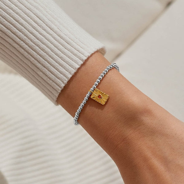 Joma Jewellery A Little 'Everything Happens For A Reason' Bracelet in Gold Plating