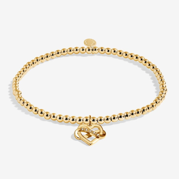 Joma Jewellery A Little 'Family Is A Gift That Lasts Forever' Bracelet In Gold Plating