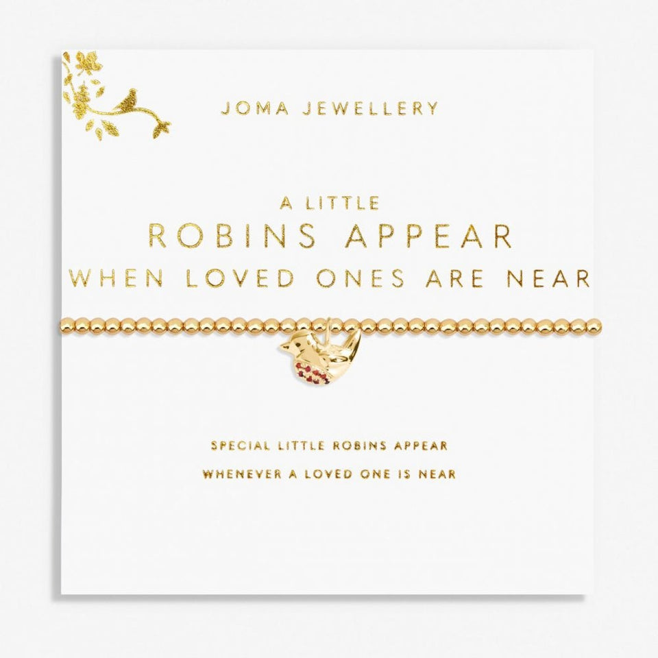 Joma Jewellery A Little Gold 'Robins will Appear when Loves Ones are Near'