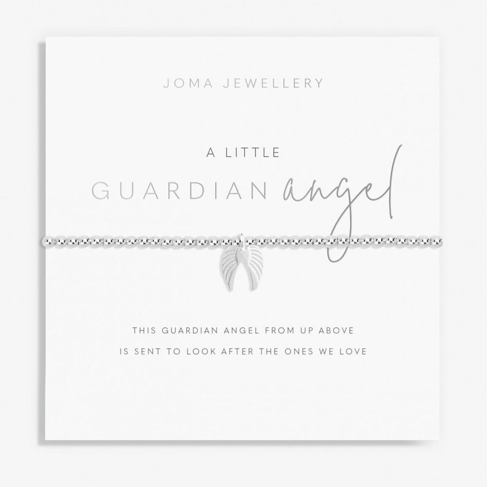 Joma Jewellery A Little 'Guardian Angel Wings' Silver Bracelet