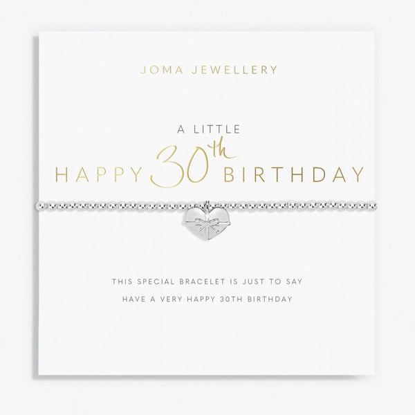 Joma Jewellery A Little 'Happy 30th Birthday' Bracelet