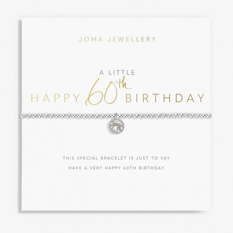 Joma Jewellery A Little 'Happy 60th Birthday' Bracelet