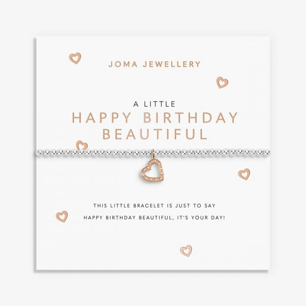 Joma Jewellery A Little 'Happy Birthday Beautiful' in Gold Plating