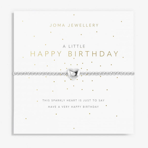 Joma Jewellery A Little 'Happy Birthday' Crystal Bracelet