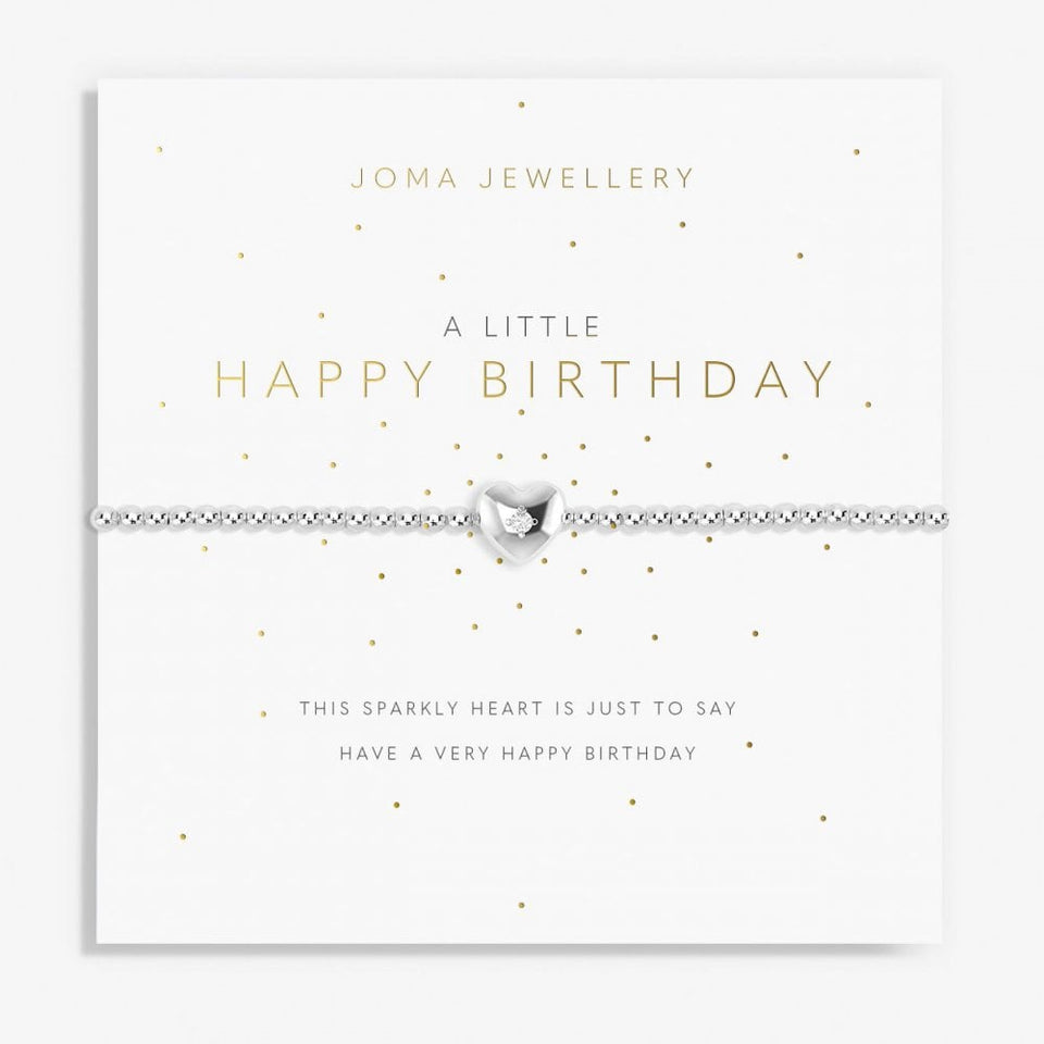 Joma Jewellery A Little 'Happy Birthday' Crystal Bracelet