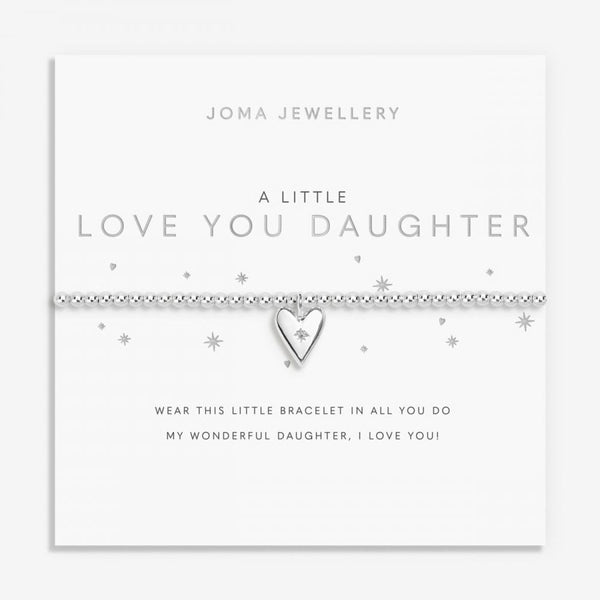 Joma Jewellery A Little 'Love You Daughter' Bracelet