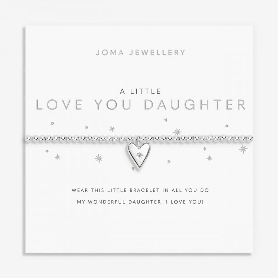Joma Jewellery A Little 'Love You Daughter' Bracelet