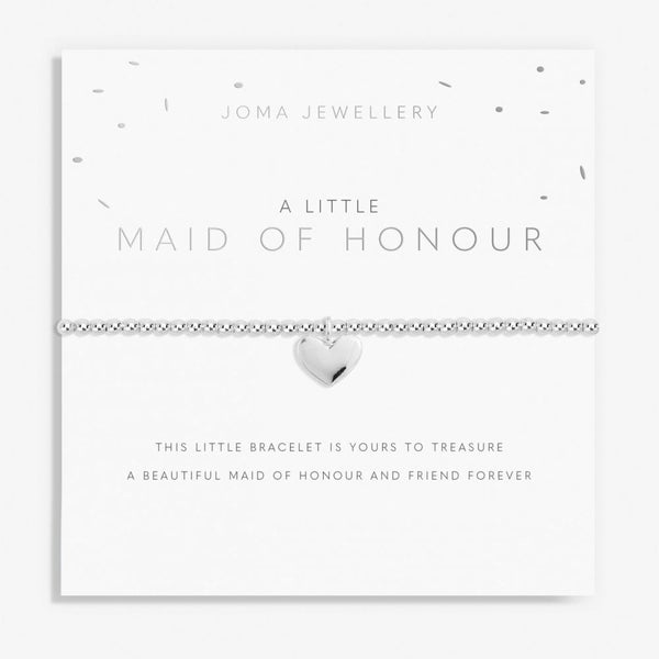 Joma Jewellery A Little 'Maid Of Honour' Heart Bracelet