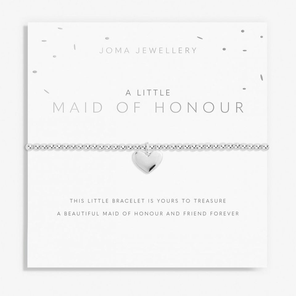 Joma Jewellery A Little 'Maid Of Honour' Heart Bracelet