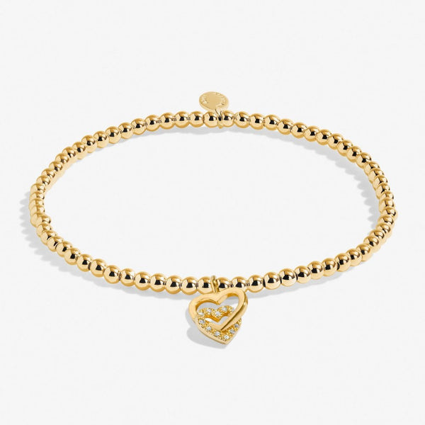 Joma Jewellery A Little 'Mother And Daughter' Bracelet In Gold Plating