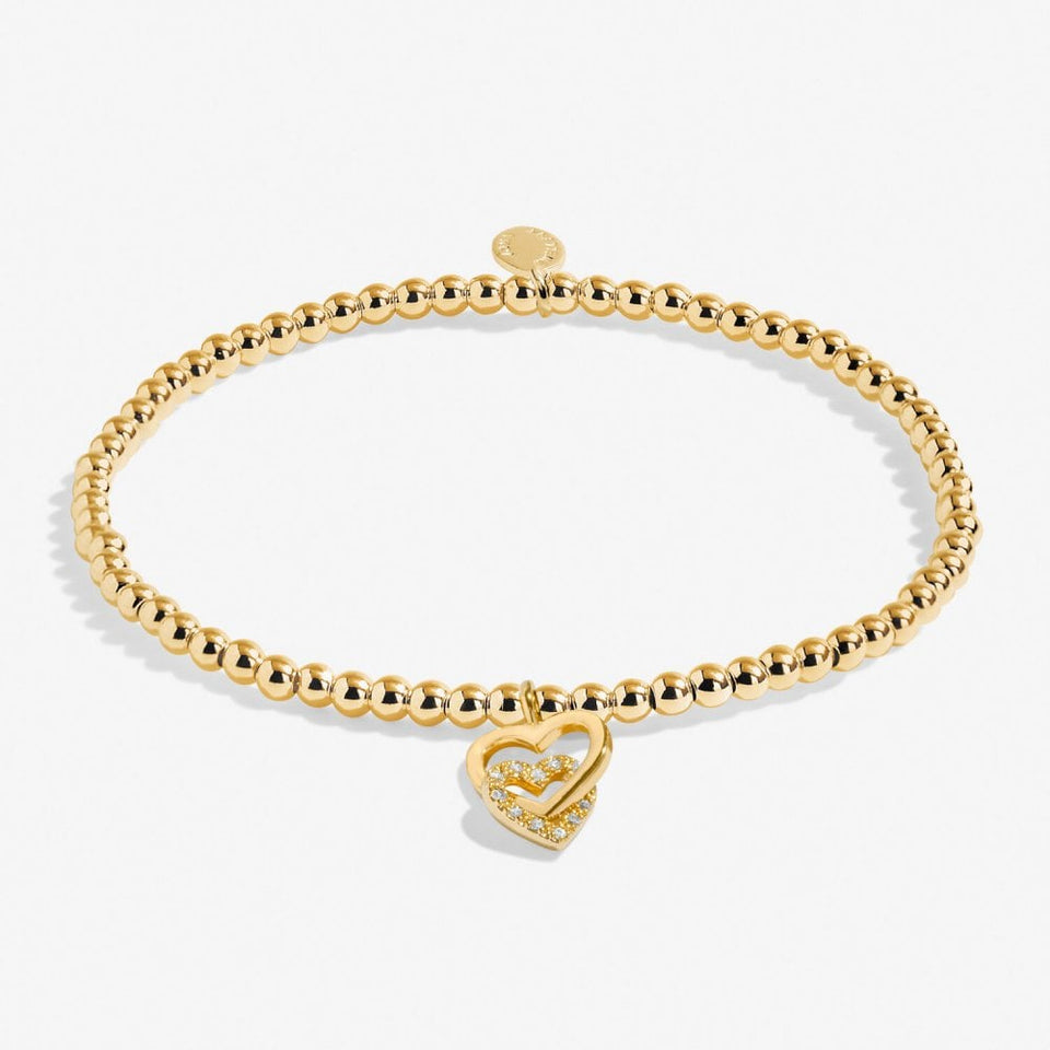 Joma Jewellery A Little 'Mother And Daughter' Bracelet In Gold Plating