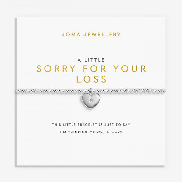 Joma Jewellery A Little Remembrance 'Sorry For Your Loss' Bracelet