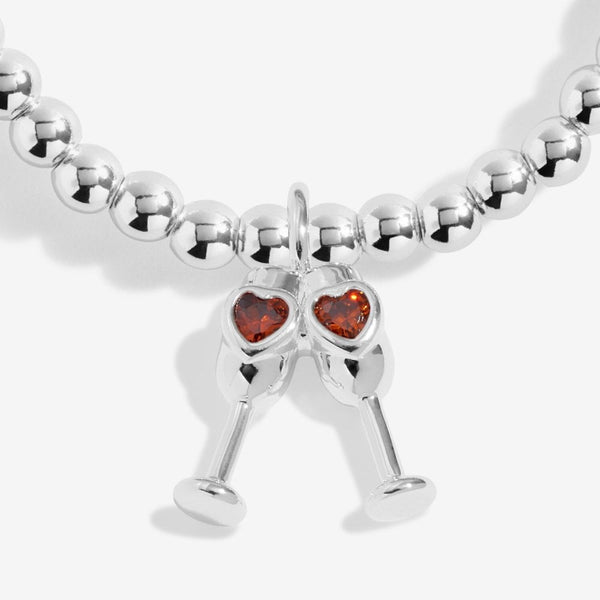 Joma Jewellery A Little 'Sip Sip Hooray its Your Birthday!' Bracelet
