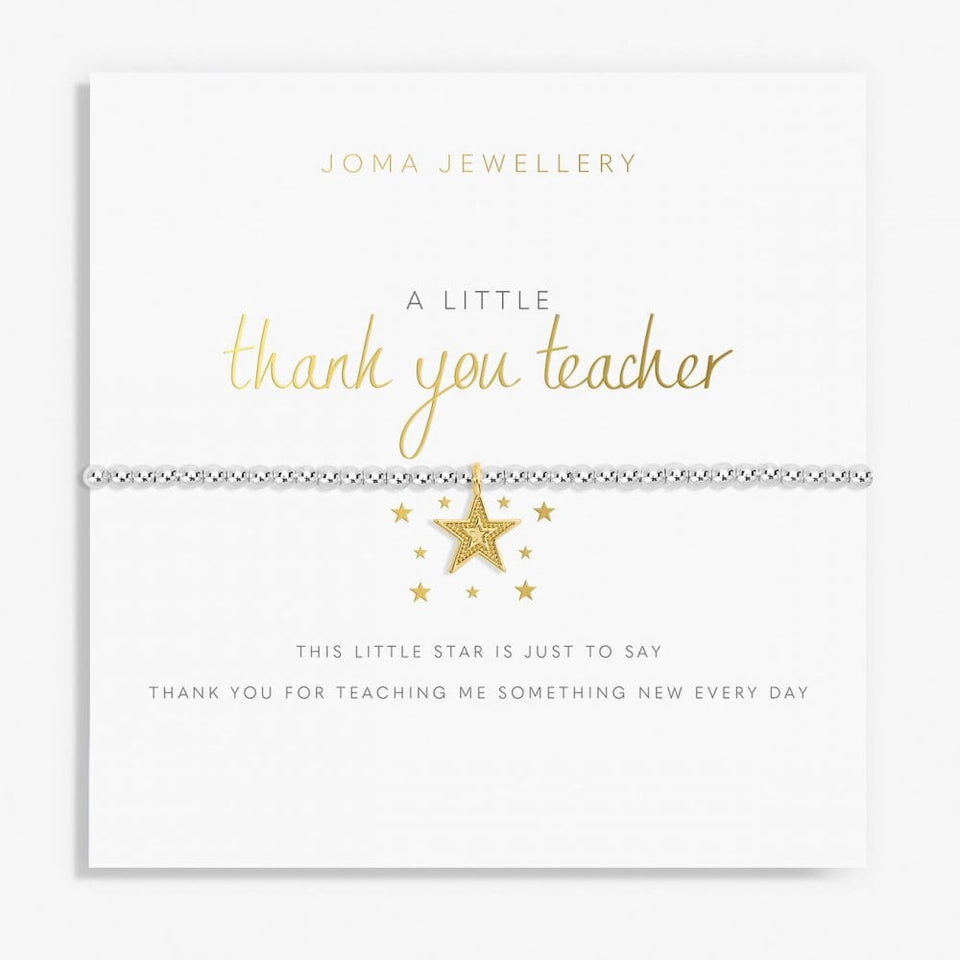 Joma Jewellery A Little Thank You Teacher Bracelet