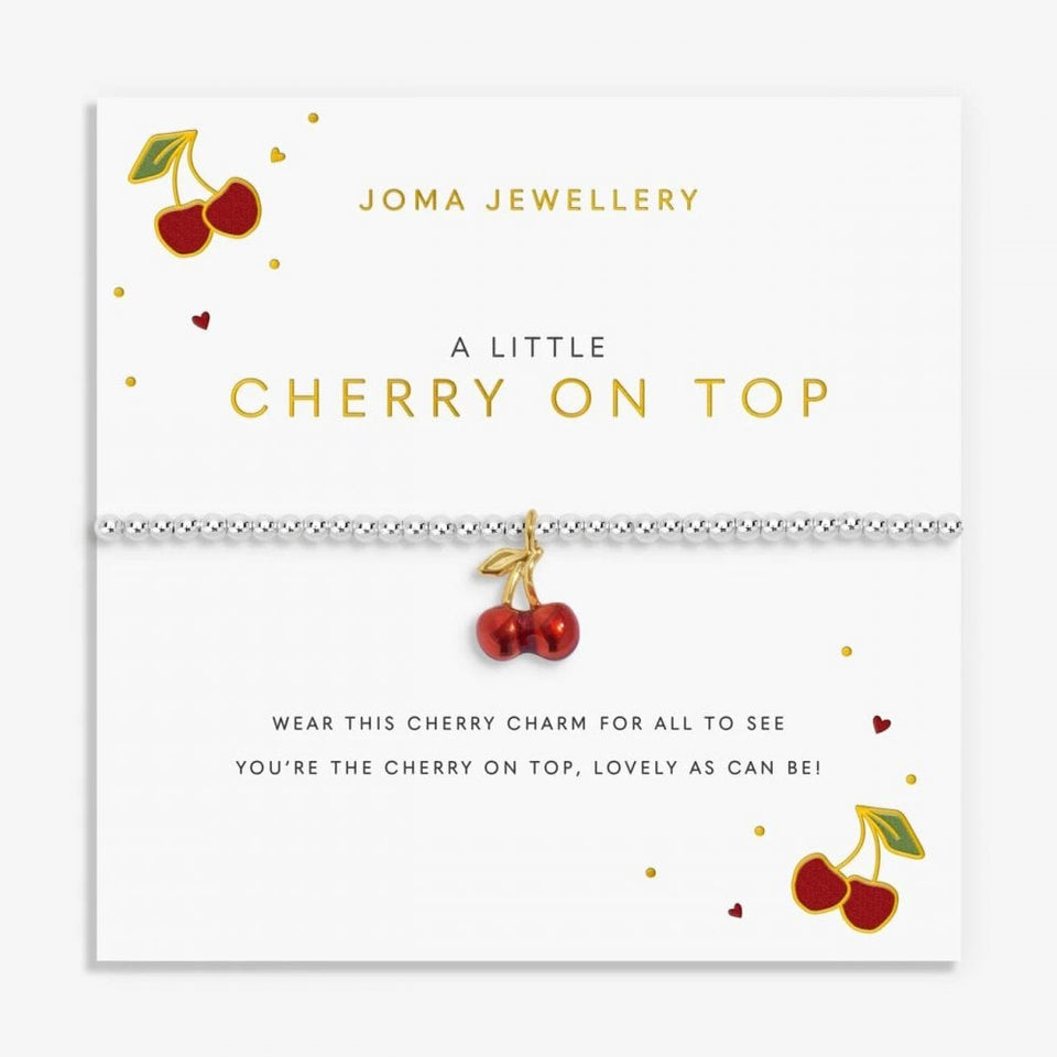 Joma Jewellery A Little Vibes 'Cherry On Top' Bracelet