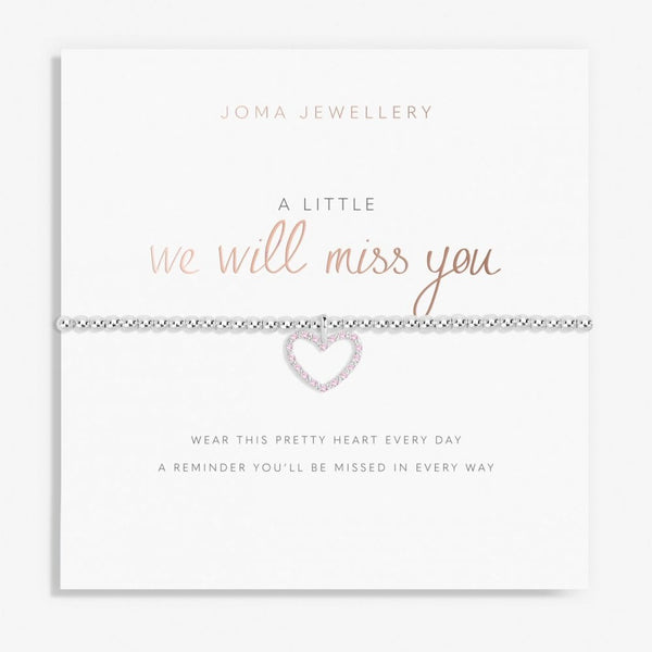 Joma Jewellery A Little 'We Will Miss You' Bracelet