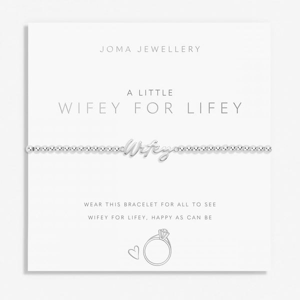Joma Jewellery A Little 'Wifey For Lifey' Bracelet