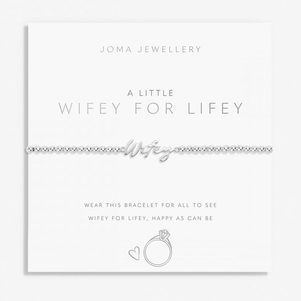 Joma Jewellery A Little 'Wifey For Lifey' Bracelet