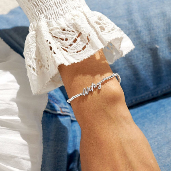 Joma Jewellery A Little 'Wifey For Lifey' Bracelet