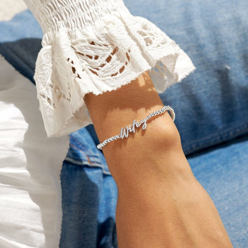 Joma Jewellery A Little 'Wifey For Lifey' Bracelet
