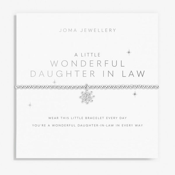 Joma Jewellery A Little 'Wonderful Daughter in Law' Bracelet