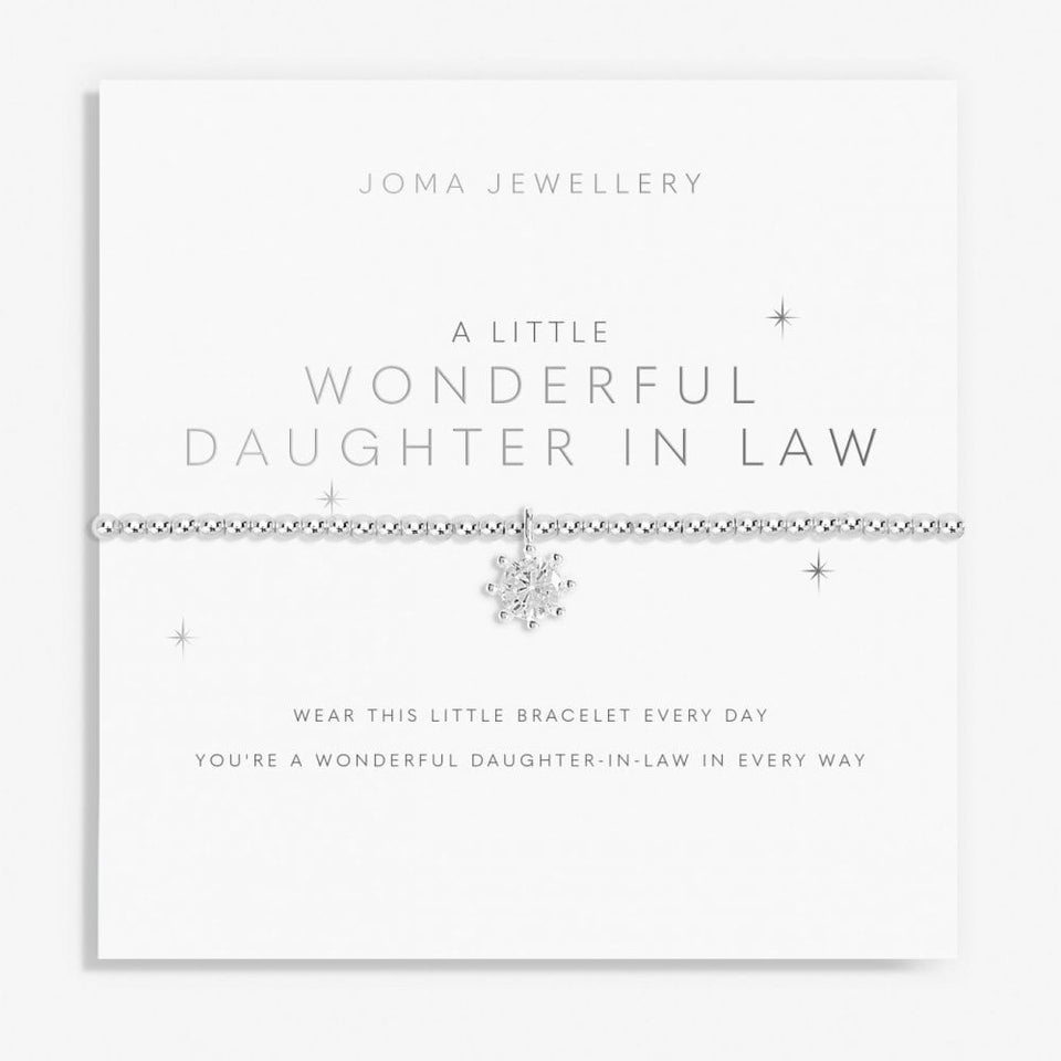 Joma Jewellery A Little 'Wonderful Daughter in Law' Bracelet