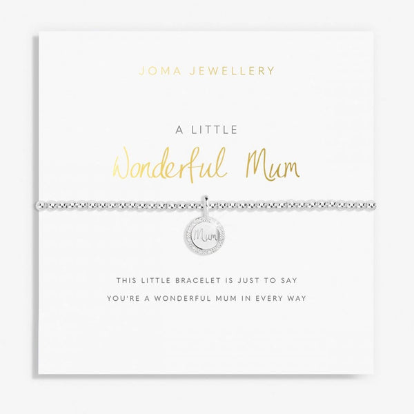 Joma Jewellery A Little 'Wonderful Mum' Bracelet