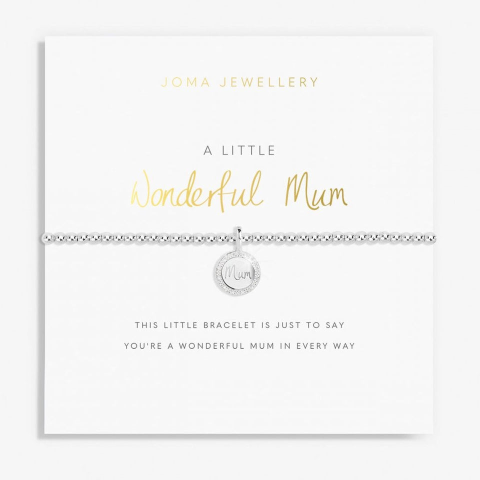 Joma Jewellery A Little 'Wonderful Mum' Bracelet