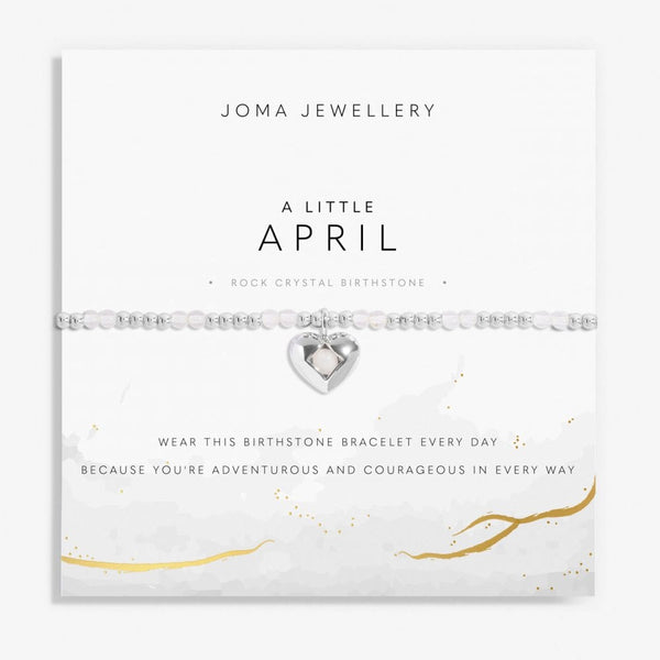 Joma Jewellery Birthstone A Little 'April' Bracelet