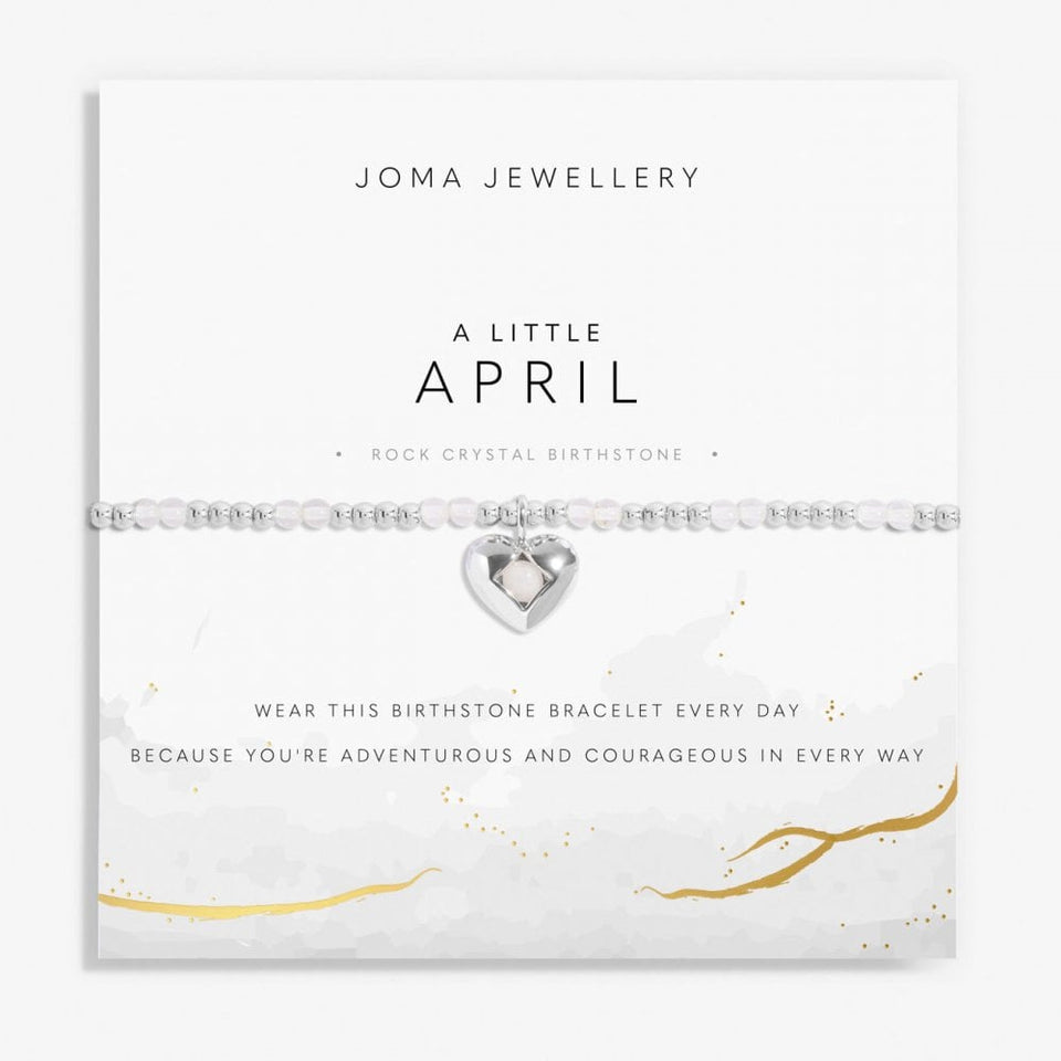 Joma Jewellery Birthstone A Little 'April' Bracelet