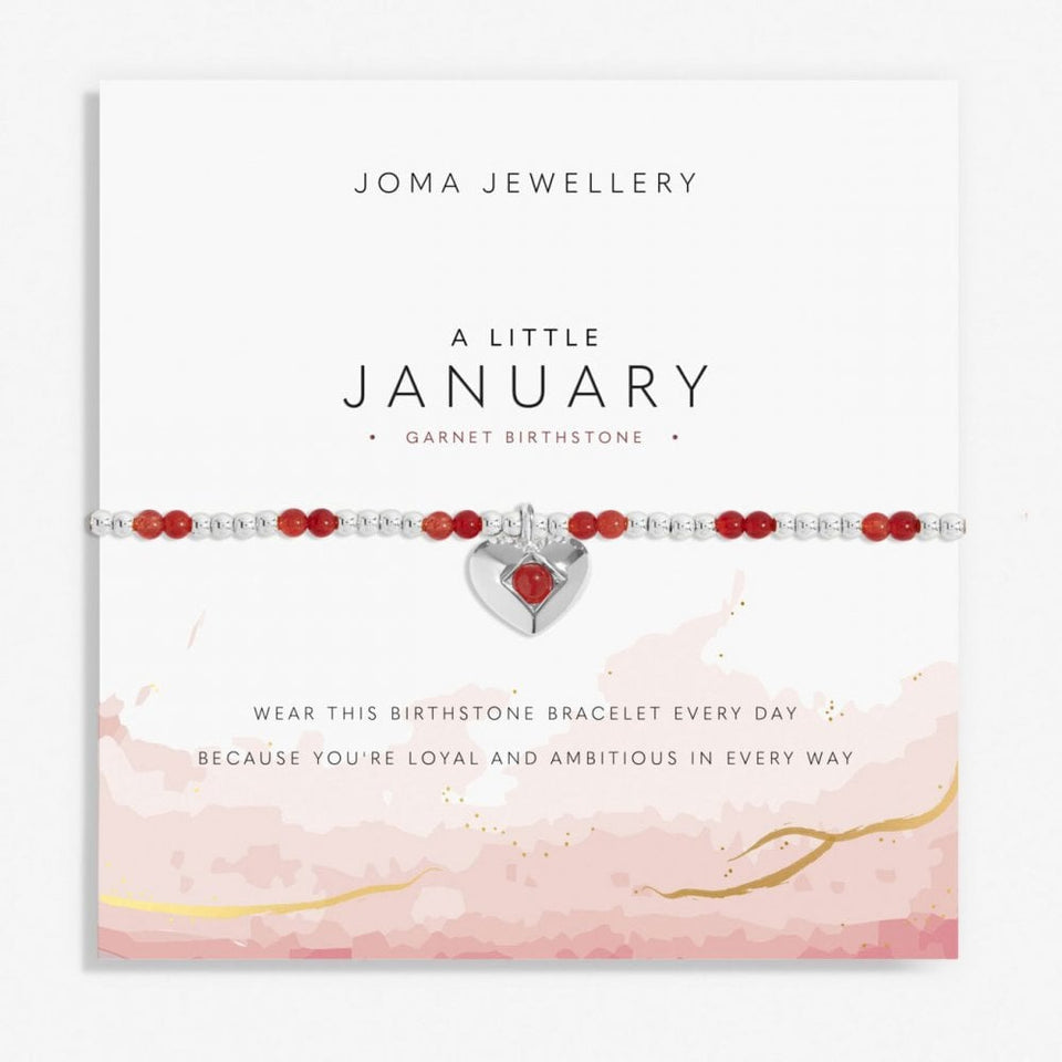Joma Jewellery Birthstone A Little 'January' Bracelet