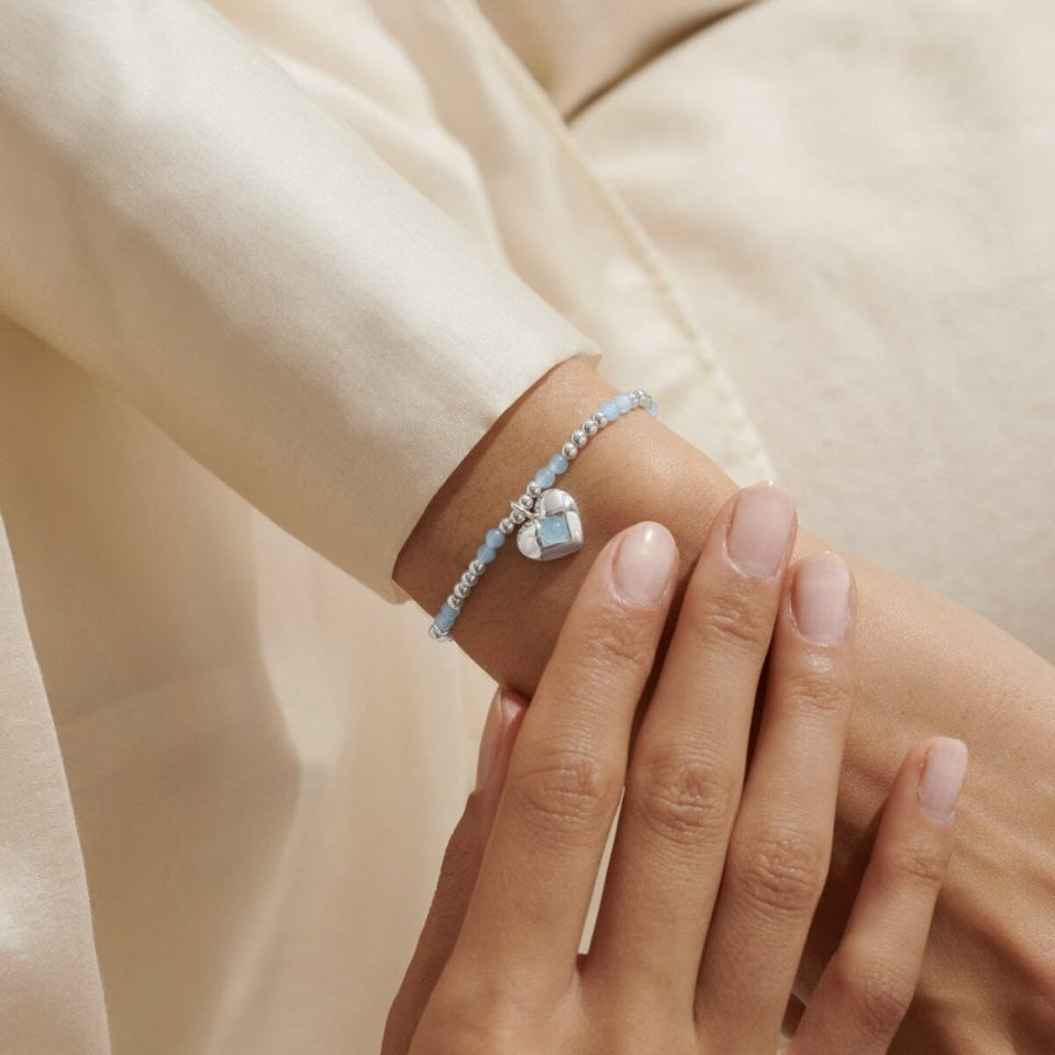 Joma Jewellery Birthstone A Little 'March' Bracelet