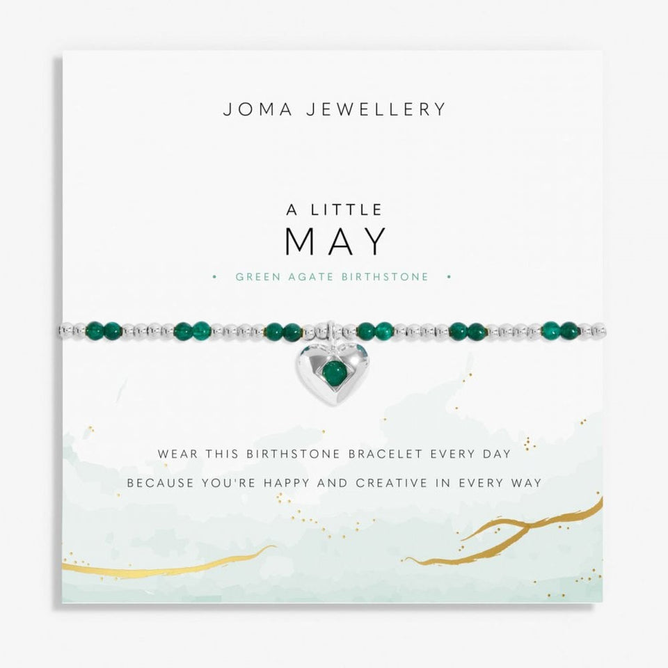 Joma Jewellery Birthstone A Little 'May' Bracelet