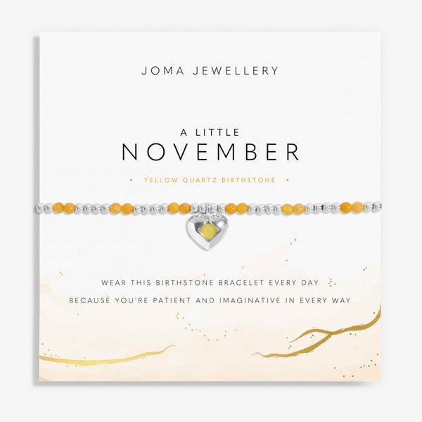 Joma Jewellery Birthstone A Little 'November' Bracelet