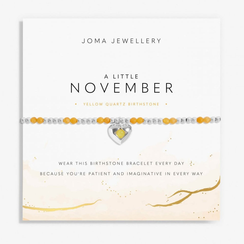 Joma Jewellery Birthstone A Little 'November' Bracelet