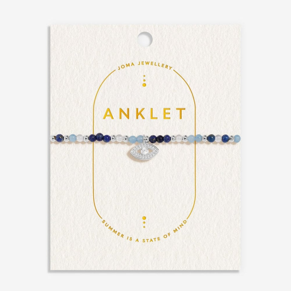 Joma Jewellery Blue Eye Anklet
