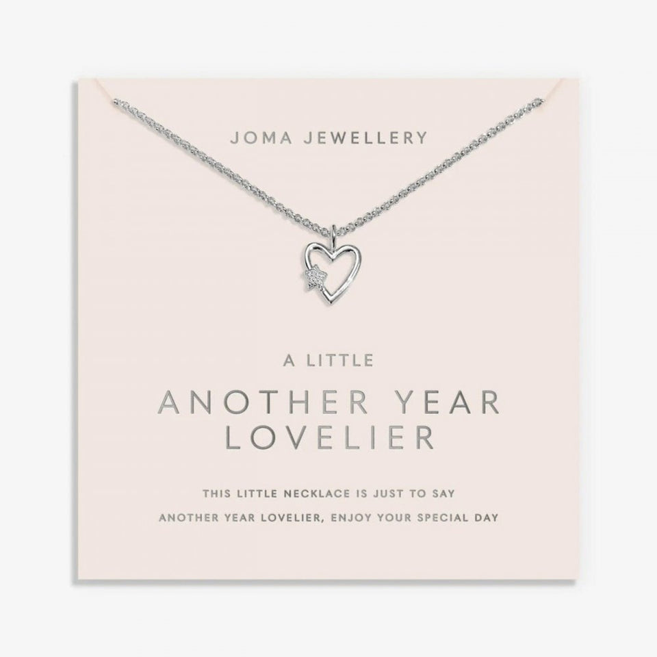 Joma Jewellery Celebration Stack 'Happy Birthday' Bracelet, Necklace & Earrings Gift Set