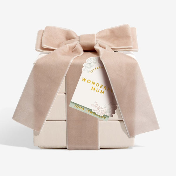 Joma Jewellery Celebration Stack 'Wonderful Mum' Bracelet, Necklace & Earrings Gift Set