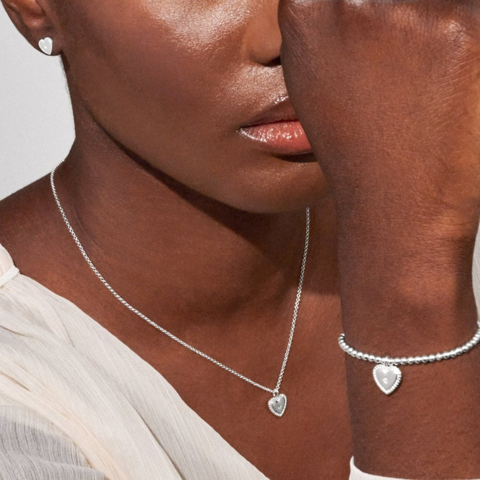Joma Jewellery Celebration Stack 'Wonderful Mum' Bracelet, Necklace & Earrings Gift Set