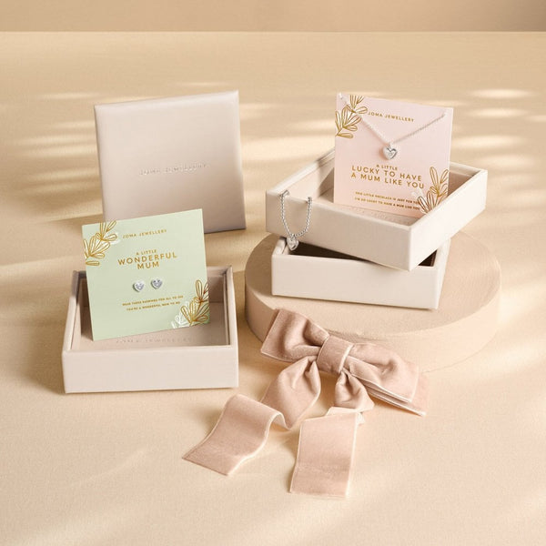 Joma Jewellery Celebration Stack 'Wonderful Mum' Bracelet, Necklace & Earrings Gift Set