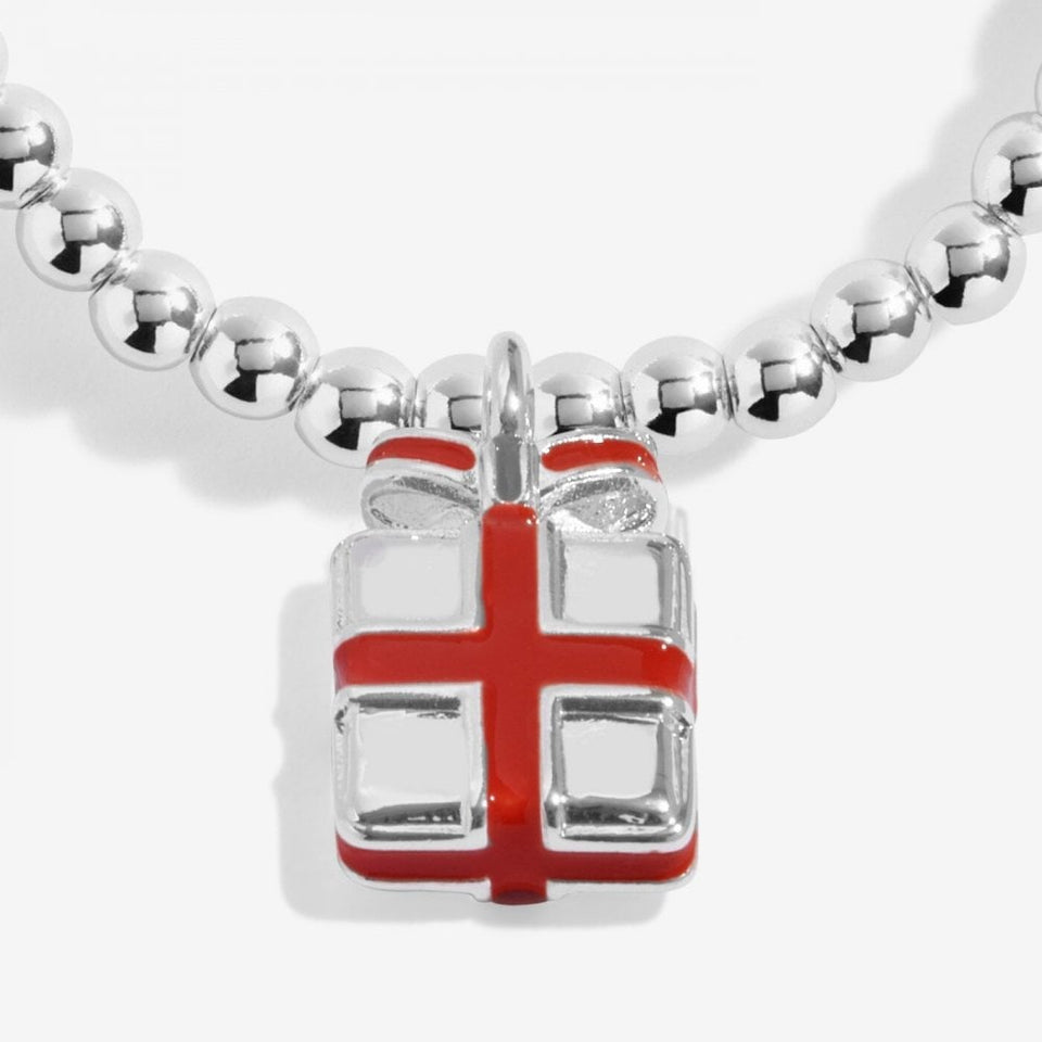 Joma Jewellery Christmas Kids Love From Santa 'Happy Christmas' Bracelet