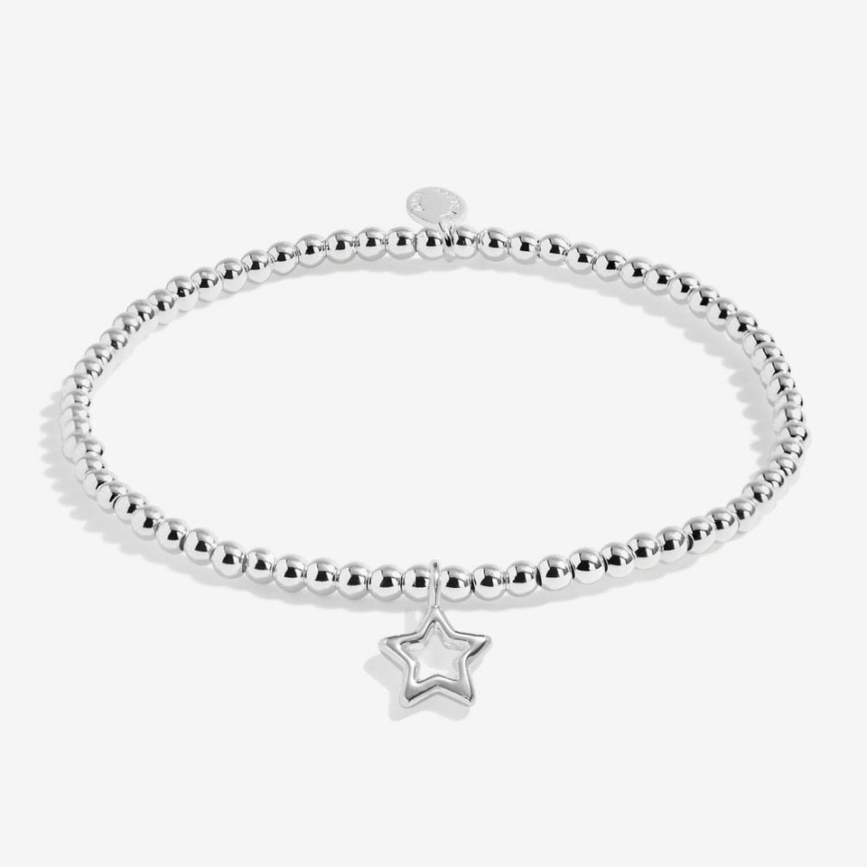 Joma Jewellery Christmas Kids Stocking 'Happy Christmas' Bracelet & Hair Clips Gift Set