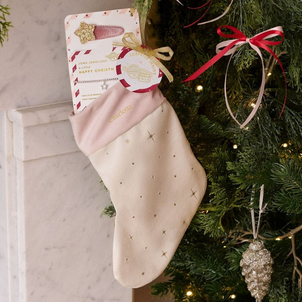 Joma Jewellery Christmas Kids Stocking 'Happy Christmas' Bracelet & Hair Clips Gift Set