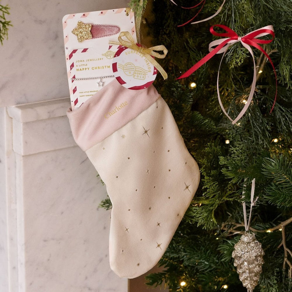 Joma Jewellery Christmas Kids Stocking 'Happy Christmas' Bracelet & Hair Clips Gift Set