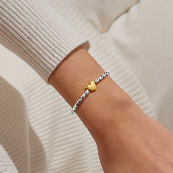 Joma Jewellery Christmas Wish 'Season To Sparkle' Bracelet In Silver & Gold Plating