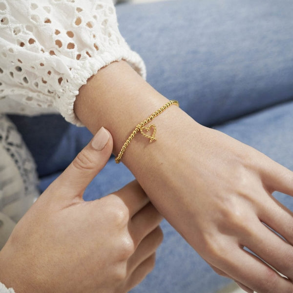 Joma Jewellery Gold A Little 'Super Sister' Bracelet