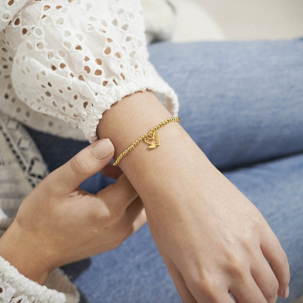 Joma Jewellery Gold A Little 'Wonderful Mum' Bracelet