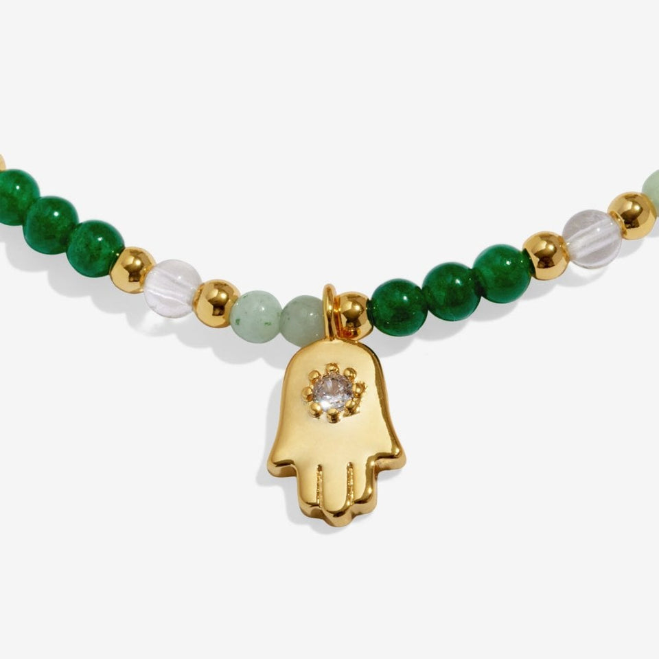 Joma Jewellery Green Hand Anklet