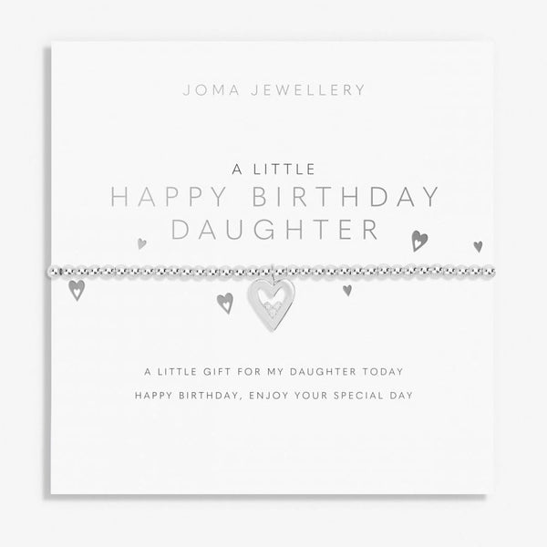 Joma Jewellery 'Happy Birthday Daughter' A Little Bracelet